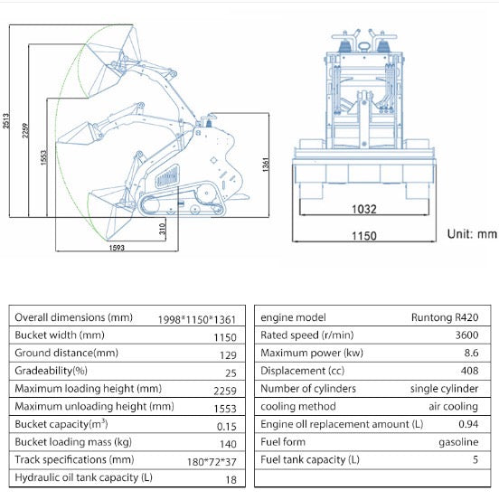 Tracked Skidsteer MPS300
