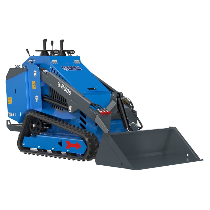 RS06 Rippa Skid Steer with Kubota Engine and Pilot Tracks