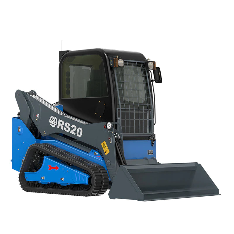 Rippa RS20 Skid Steer with Kubota Engine, Pilot Tracks