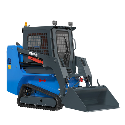 RS07 Rippa Skid Steer with Kubota Engine, Pilot Tracks, Closed Pump