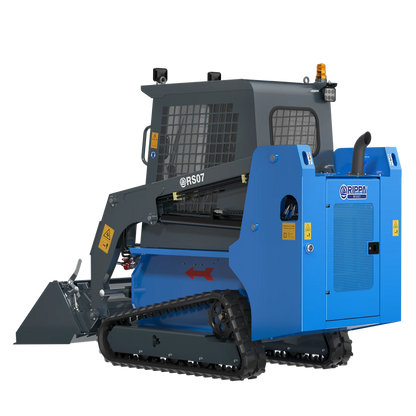 RS07 Rippa Skid Steer with Kubota Engine, Pilot Tracks, Closed Pump