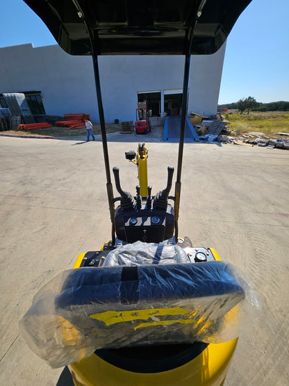 2025 1 TON, Mini Excavator w/ Canopy, Kubota Diesel, Bucket/Hydraulic Thumb