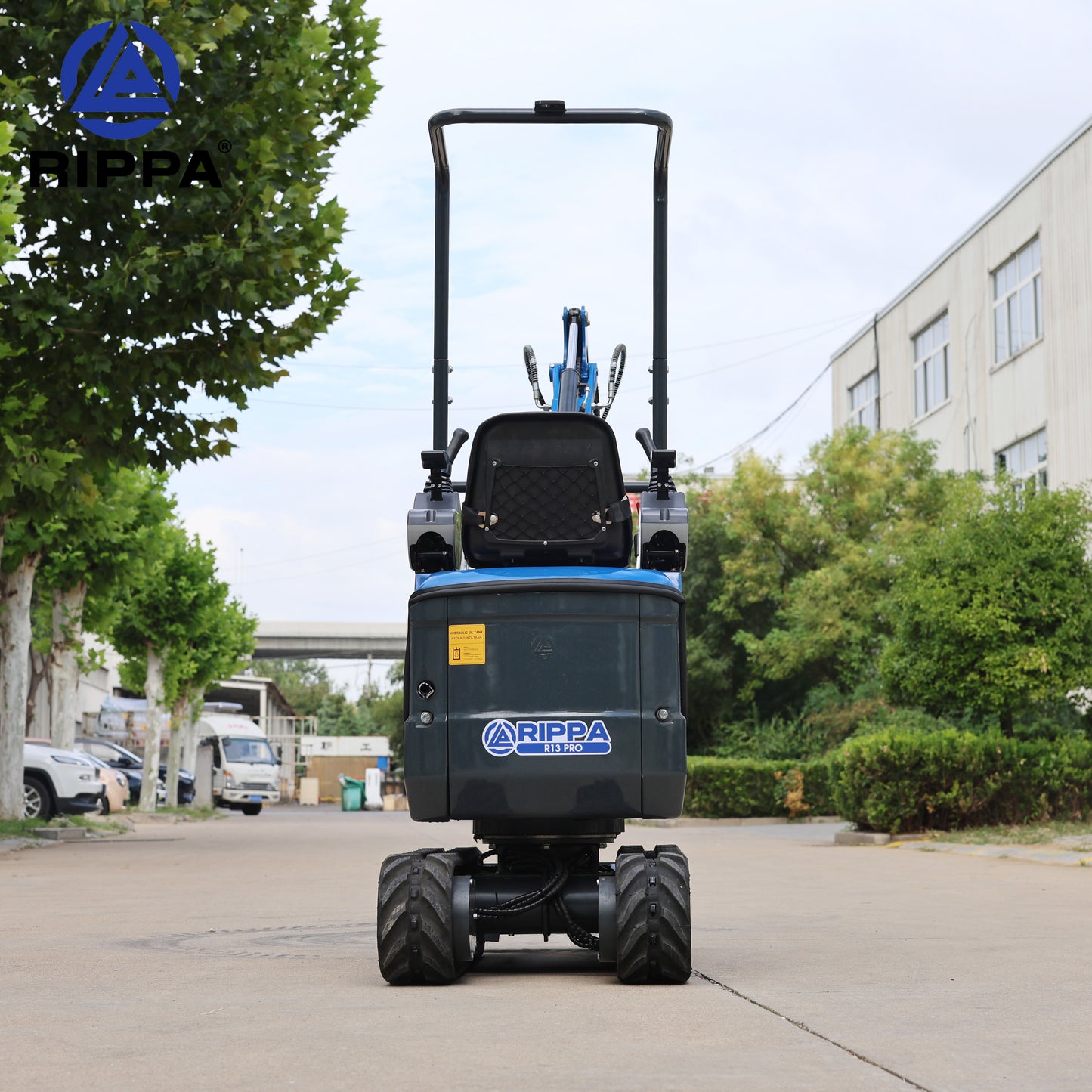 Rippa R13-2 Pro With Expansion Tracks and Swing Boom, Kubota Engine