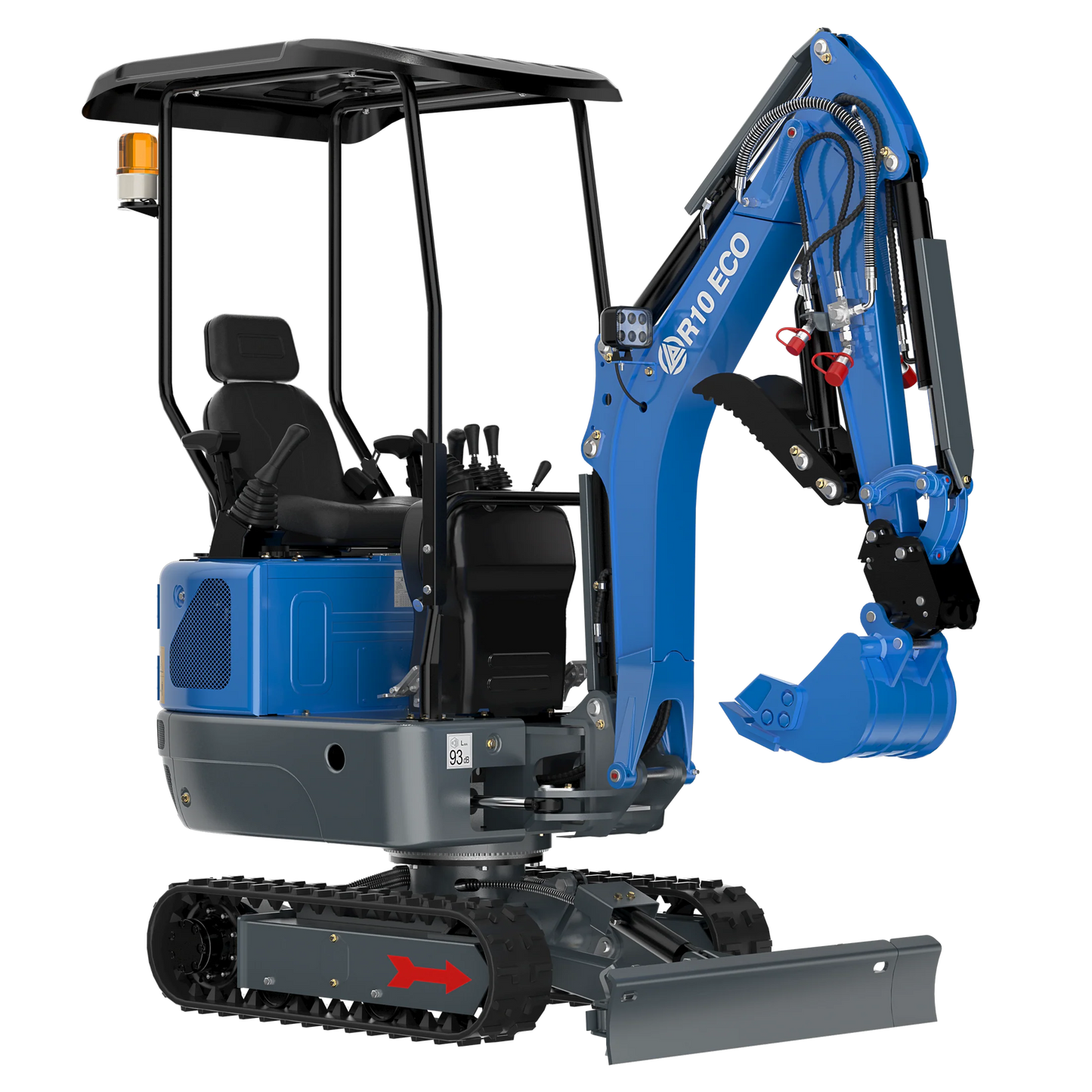 Rippa R10 Excavator Side Control B&S Engine, Hydraulic Thumb/Bucket/Telescopic Track/Swing Boom