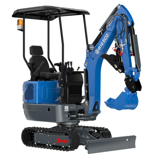 Rippa R10 Excavator Side Control B&S Engine, Hydraulic Thumb/Bucket/Telescopic Track/Swing Boom