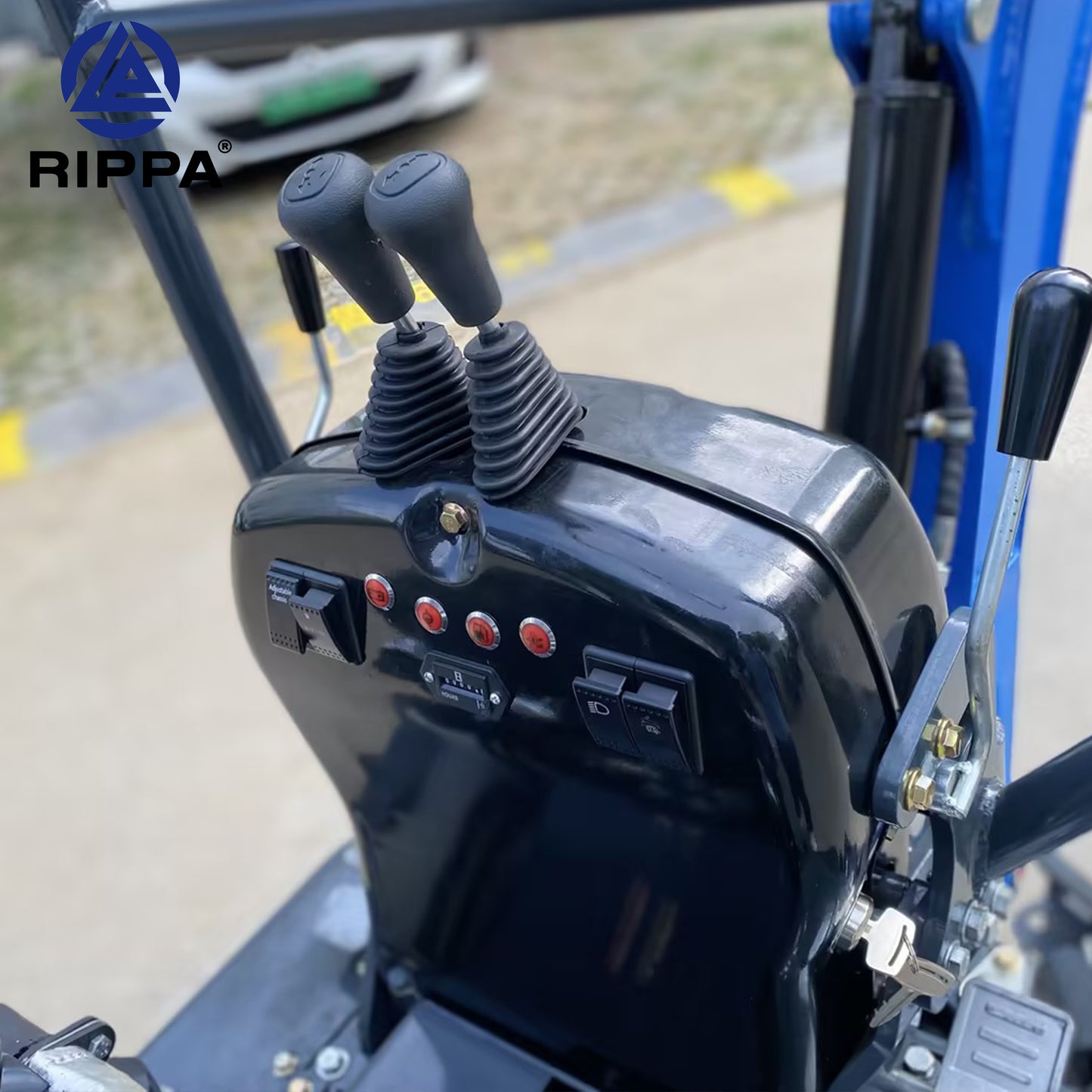 Rippa R13-2 Pro With Expansion Tracks and Swing Boom, Kubota Engine