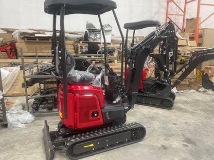 Rhinoceros 1.5 Ton Mini Excavator XN13 B&S Engine