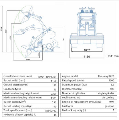 Tracked Skidsteer MPS300