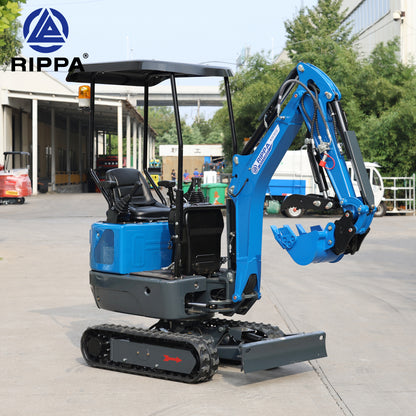 Rippa R10 Excavator Side Control B&S Engine, Hydraulic Thumb/Bucket/Telescopic Track/Swing Boom