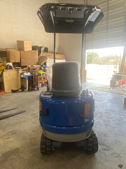 Mini Excavator Kubota Diesel D902 Engine, 1.3 TON w/ Canopy