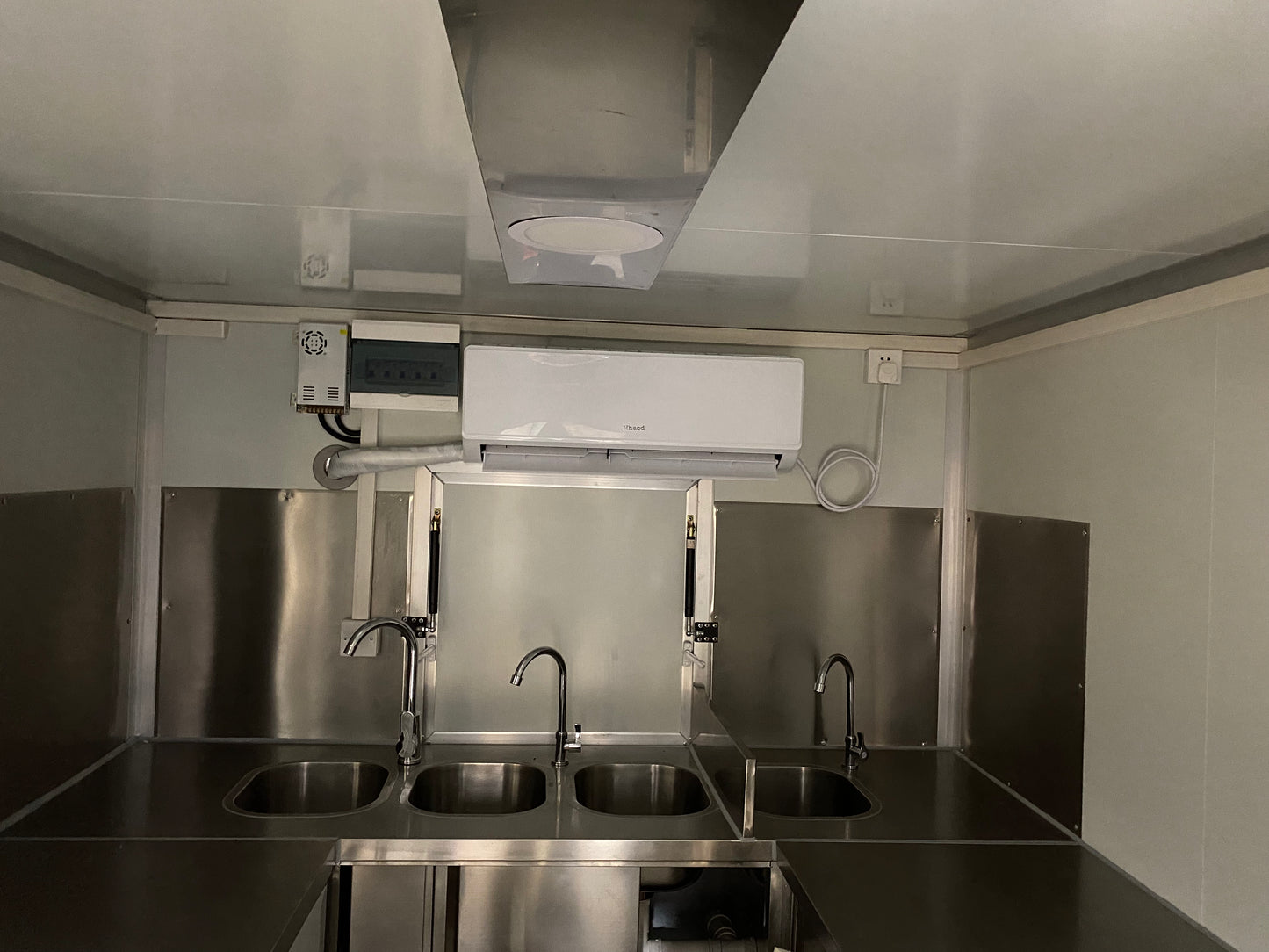 2024 7x11 Black Food/Drink Concession Trailer, In Stock in Austin, TX