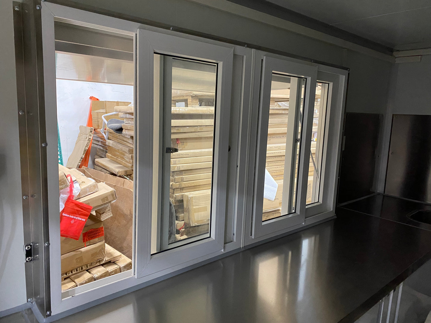 2024 7x11 Black Food/Drink Concession Trailer, In Stock in Austin, TX