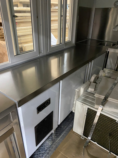 2024 7x11 Black Food/Drink Concession Trailer, In Stock in Austin, TX