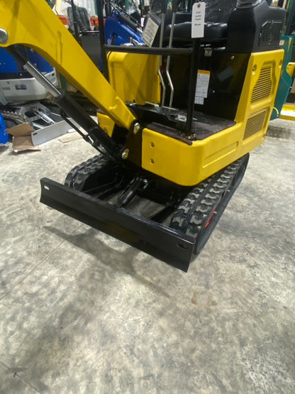 Rippa Mini Excavator with Kubota D902 Diesel, Canopy, Pilot Controls