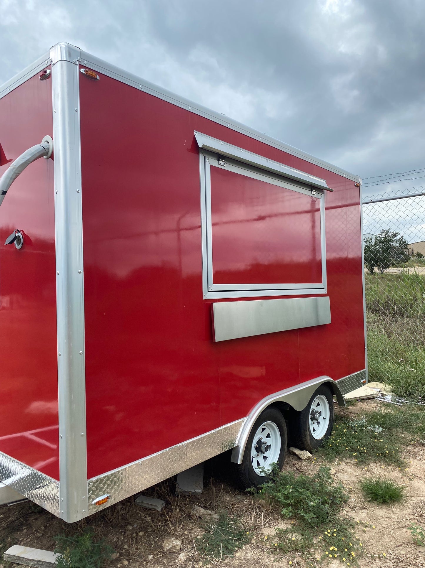 2024 7x11 RED Food/Drink Concession Trailer, In Stock in Austin, TX