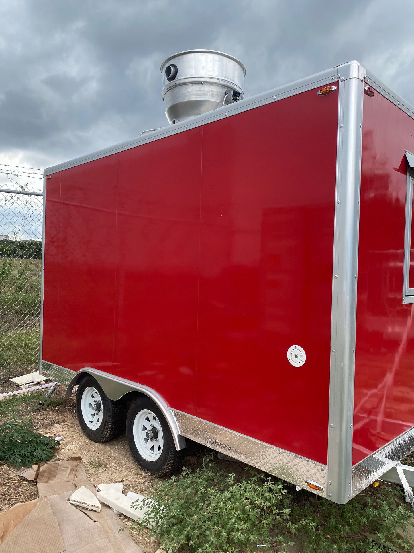 2024 7x11 RED Food/Drink Concession Trailer, In Stock in Austin, TX