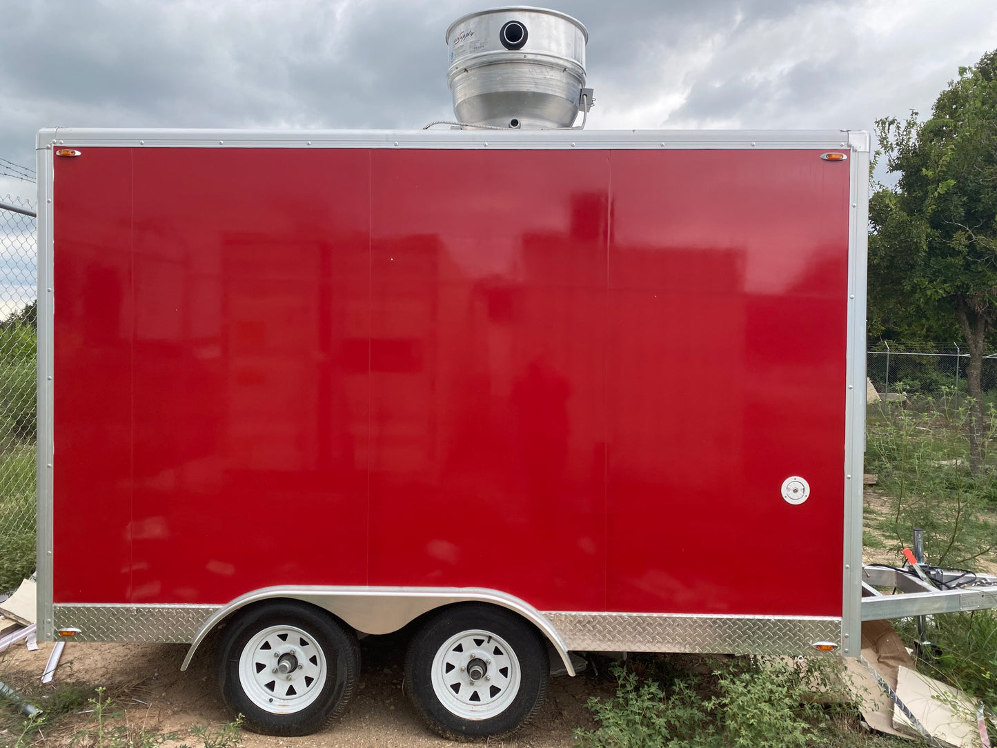 2024 7x11 RED Food/Drink Concession Trailer, In Stock in Austin, TX