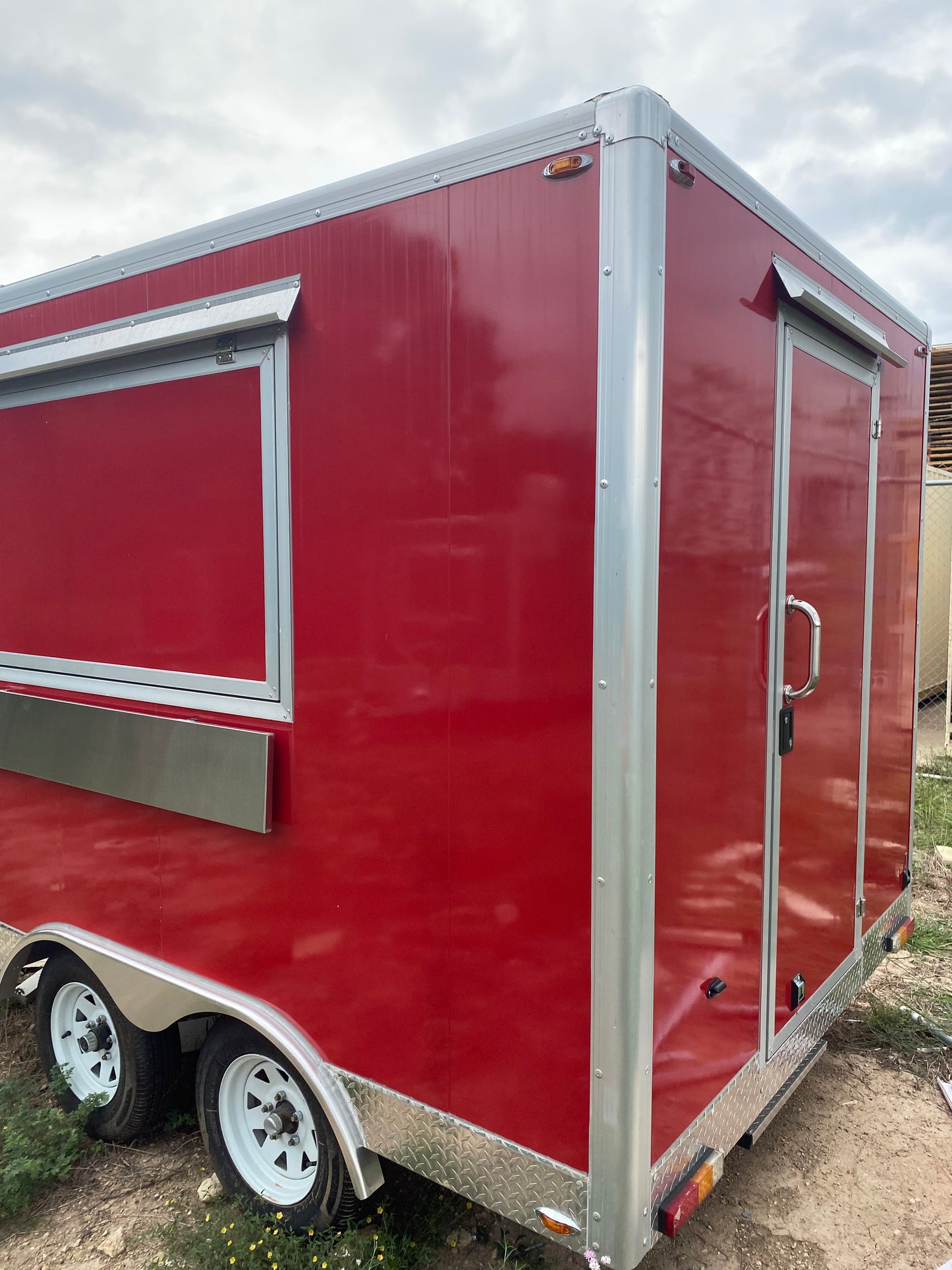 2024 7x11 RED Food/Drink Concession Trailer, In Stock in Austin, TX