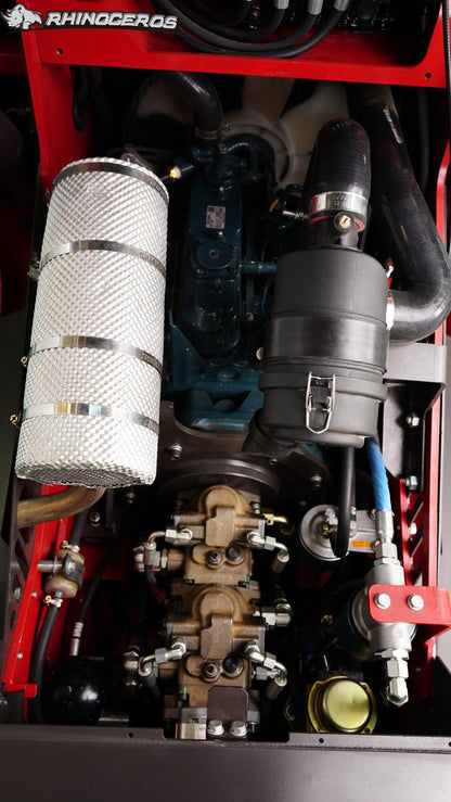 Rhinoceros Skid Steer Loader RH925 with Kubota Diesel Engine