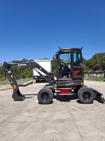 Rhinoceros XN35L Pro Wheeled Excavator with Cab