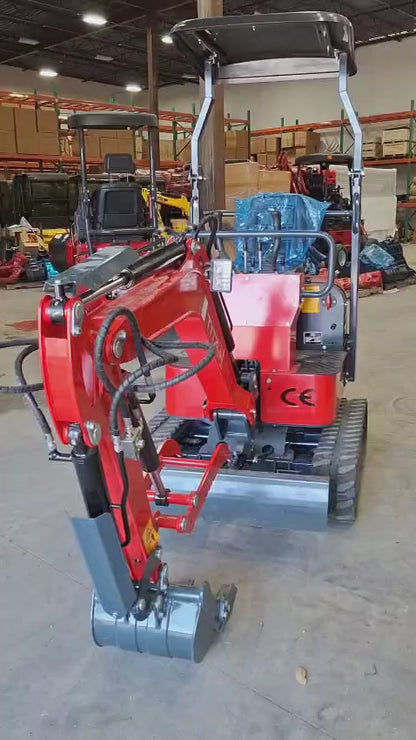 Titan 1 Ton Mini Excavator Front Control , B&S Engine