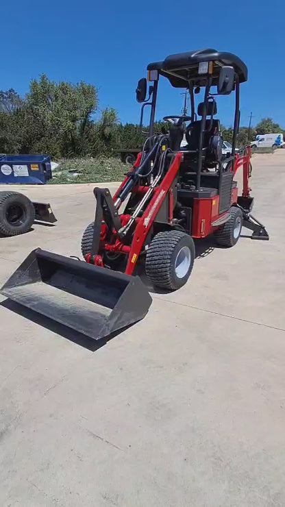 Rhinoceros XN228L Pro Wheeled Backhoe Loader