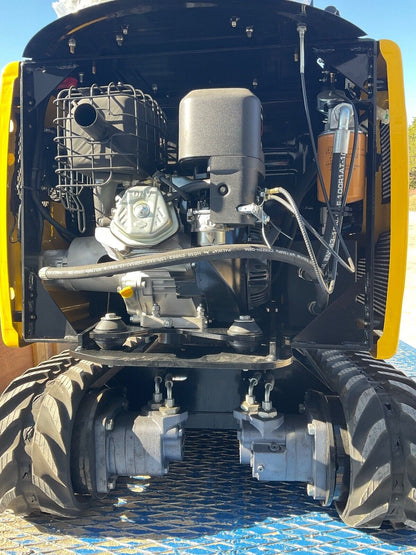 1 Ton Mini Excavator with Telescopic Track, Swing Boom  Thumb 13.4 HP